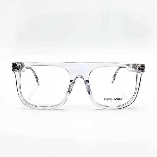 فریم عینک طبی اسکوآرو مدل sq1732c7 زنانه و مردانه بی رنگ شیشه ای