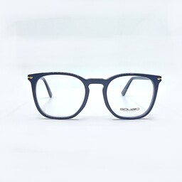 فریم عینک طبی اسکوآرو مدل sq1758c6 زنانه و مردانه سرمه ای