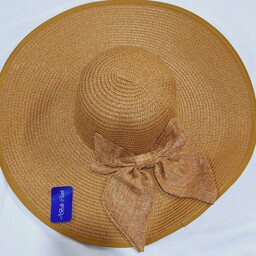 کلاه زنانه و  کلاه دخترانه  کلاه ساحلی  لبه پهن و شیک و خاص