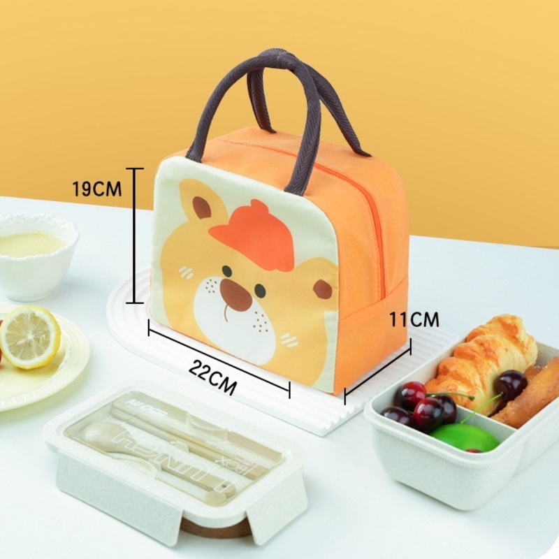 کیف غذا کیف لانچ باکس داخل فویلی گرم و سرد نگه دارنده مواد غذایی