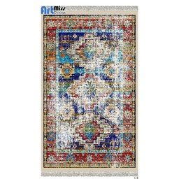 پادری درجه1 سایز 50x80 باترمزفرش طرح گلیم غلبه سرخ  I سایر سایز دایرکت