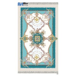 پادری درجه1 سایز 50x80 باترمزفرش طرح مدرن لوکس غلبه آبی I سایر سایز دایرکت