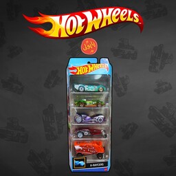 اسباب بازی پک 5تایی ماشین فلزی Hot wheels مدل X-raycers 