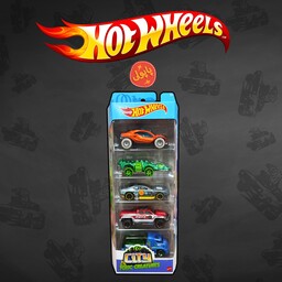 اسباب بازی پک 5تایی ماشین فلزی Hot wheels مدل toxic creature 