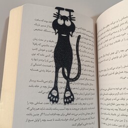 بوک مارک نشانگر کتاب گیره نگهدارنده صفحه کتاب طرح گربه 1