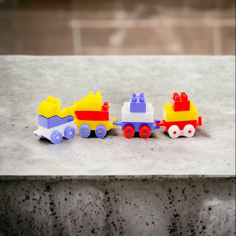 اسباب بازی لگو سطلی 80 تکه مناسب برای خانه سازی اسباب بازی لگو ساختنی خانه سازی ارزان اسباب بازی لگو یا خانه سازی کودک
