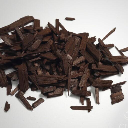 چوب تُست بلوط آمریکایی 100 گرمی - دارک(تیره)- چیپس شده