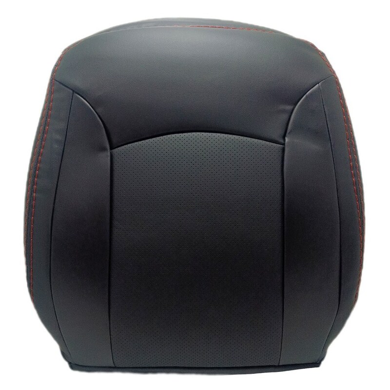 روکش صندلی مدل SUZANI مناسب برای خودرو ساینا - تیبا1 صندلی جدید تمام چرم خارجی PU - مشکی نخ قرمز