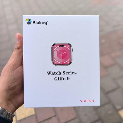 ساعت هوشمند بلولوری Glifo9  صفحه نمایش اَمولد به همراه 5 عدد بند قیمت 1698000تومان فروش به صورت تک و عمده 