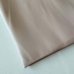 پارچه ساتن آمریکایی رنگ کرم عرض 150 قیمت برای ده سانتی متر