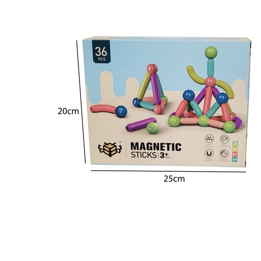 ساختنی مگنت 36 قطعه ای 