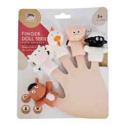 عروسک انگشتی حیوانات اهلی بسته 5 تایی
