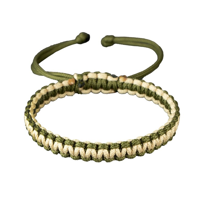 دستبند زنانه و مردانه بافت میکروکورد طرح دو رنگ BM03