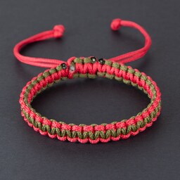 دستبند زنانه و مردانه بافت میکروکورد طرح دو رنگ BM05