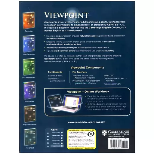 کتاب Viewpoint 2 Second Edition (ویو پوینت 2 ویرایش دوم)، قطع رحلی (سایز بزرگ)