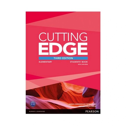 مجموعه کتاب Cutting Edge Elementary 3rd Edition، چاپ اصلی، (کایتنگ اج المنتری ویرایش سوم)، قطع رحلی، آموزش زبان انگلیسی