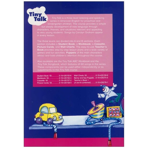 کتاب Tiny Talk 1B، کتاب دانش آموز با کتاب کار و CD،تاینی تاک،آموزش زبان انگلیسی کودکان، English for Children (Kids)