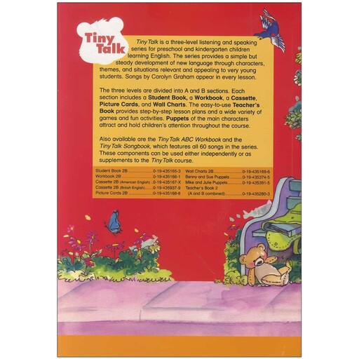 کتاب Tiny Talk 2B، کتاب دانش آموز با کتاب کار و CD،تاینی تاک،آموزش زبان انگلیسی کودکان، English for Children (Kids)