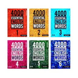 مجموعه کتاب های 4000  Essential English Words (6 جلدی)، 4000 کلمه انگلیسی ضروری ویرایش دوم، Vocabulary، Paul Nation