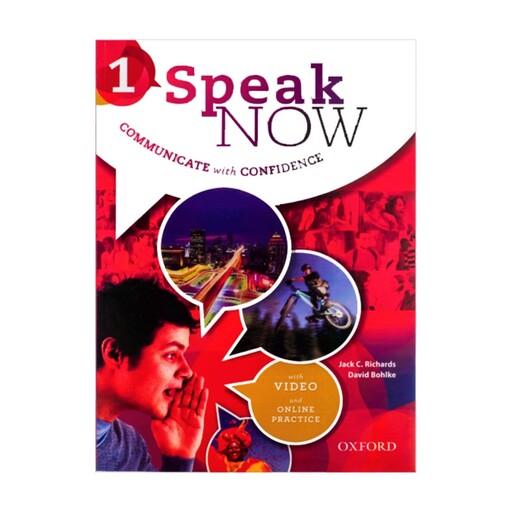 کتاب Speak Now 1 (اسپیک نو)، آموزش مکالمه انگلیسی (همین الان صحبت کن 1)، اثر Jack C.Richard، زبان، اسپیکینگ، Speaking