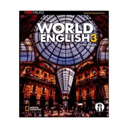 کتاب World English 3 3rd Edition،ورد اینگلیش 3 ویرایش سوم،همراه با کتاب کار و CD،  آموزش زبان انگلیسی، ورلد، TED Talks