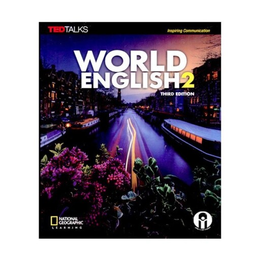 خرید و قیمت کتاب World English 2 3rd Edition (ورد اینگلیش 2 ویرایش  سوم)،همراه با کتاب کار و CD، آموزش زبان انگلیسی، ورلد، TED Talks از غرفه  کتابفروشی فندق (انگلیسی و انواع