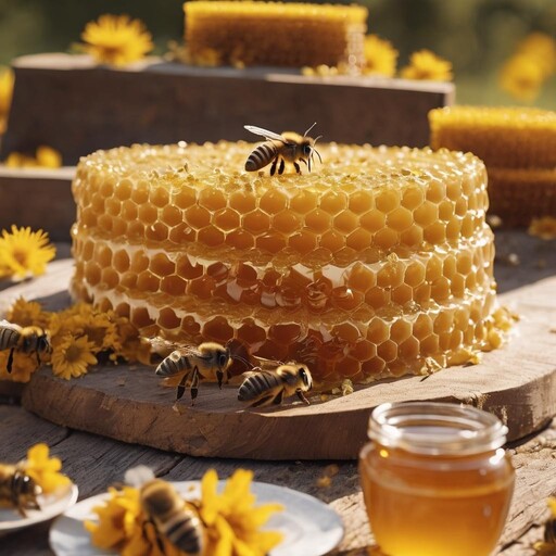 عسل کنار نیم کیلویی بدون تغذیه شکر مستقیم از زنبور