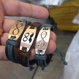 دستبند قابل تنظیم طرح مختلف بینهایت فروش فقط عمده هست حداقل تعداد سفارش ده عدد هست
