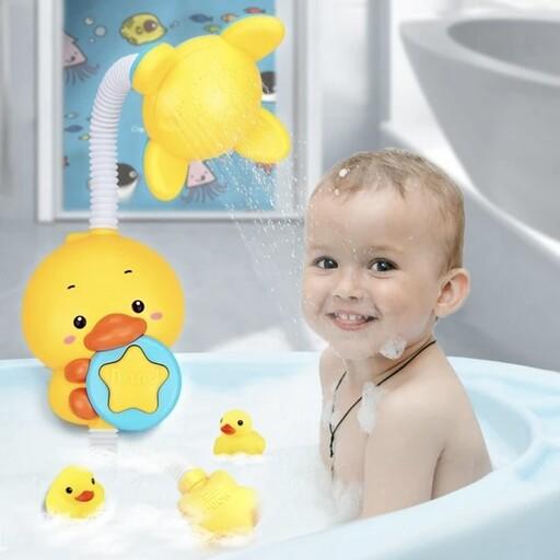  دوش حمام کودک طرح جوجه اردک تک رنگ(ارسال رایگان)