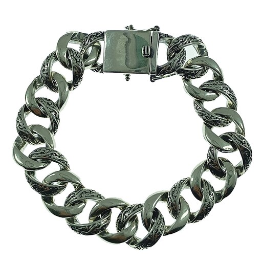  دستبند نقره سلین کالا مدل کارتیر اسپرت کد 81 -14861670