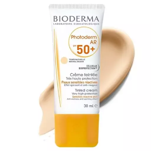 کرم ضد آفتاب بایودرما بیرنگ مدل PHOTODERM AR باSPF50 حجم 30 ml اصل