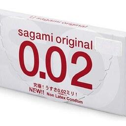 کاندوم بسیار نازک ساگامی ژاپن سایز لارج 2 عددی