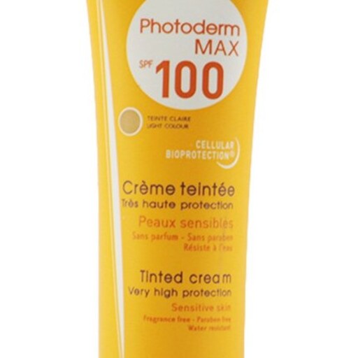 کرم ضد آفتاب بایودرما رنگی مدل PHOTODERM MAX باSPF100 حجم 40 mi اصل