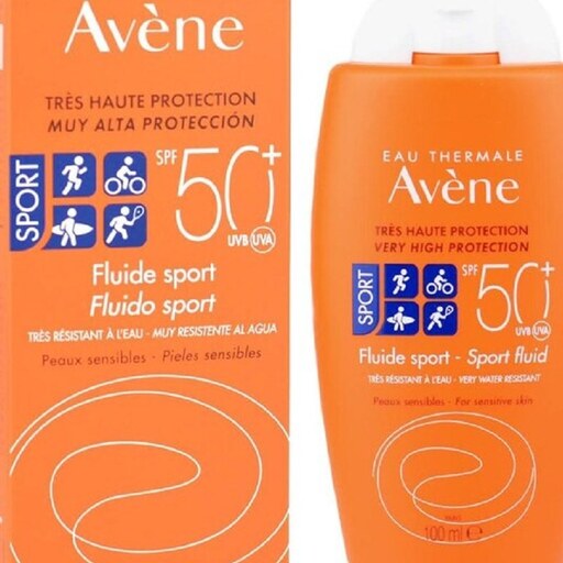 کرم فلوئیدضدآفتاب اسپرت بیرنگ اون AVENE با 50 SPF (حجم 100ml)