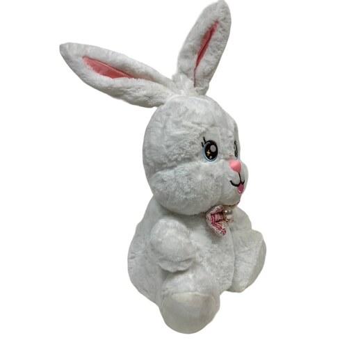 عروسک خرگوش گوش صورتی 42 سانتی