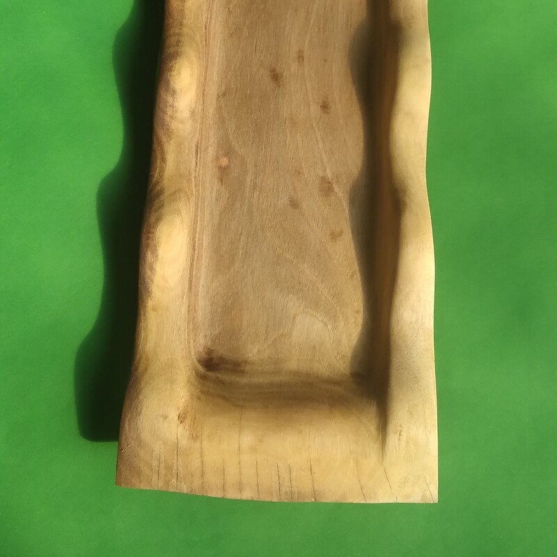 سینی چوبی روستیک دست ساز از چوب گردو