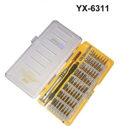 مجموعه 60 عددی سری پیچ گوشتی یاکسون مدل YX-6311