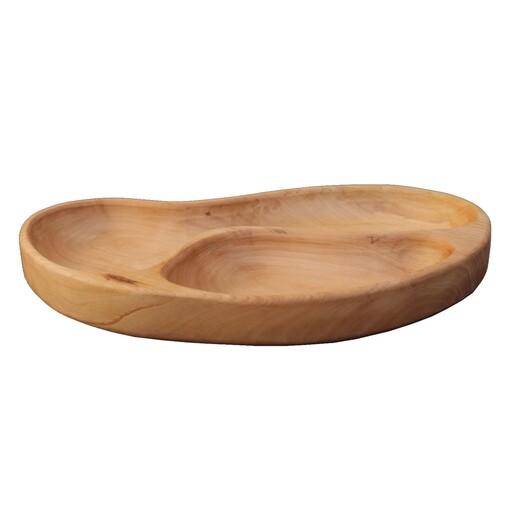 ظرف دفرمه با چوب یک تکه گردو یا چنار