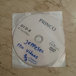 پکیج آموزشی خلبانی جپسن ppm jeppesen شامل 3 عدد دی وی دی dvd