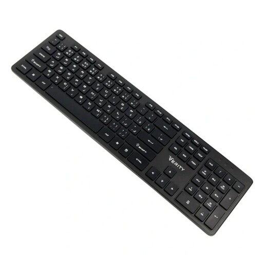 کیبورد بی سیم و بی صدای وریتی مدل Verity V-KB6125W ا wireless keyboard