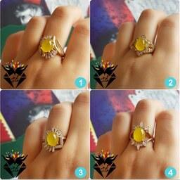 انگشتر طلاروس عقیق شرف الشمس اصل زنانه در 19 فروردین