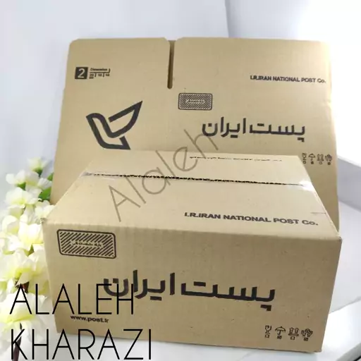 کارتن پستی سایز دو 2 سه لایه استاندارد اداره پست (فروش به صورت بسته 50 عددی)