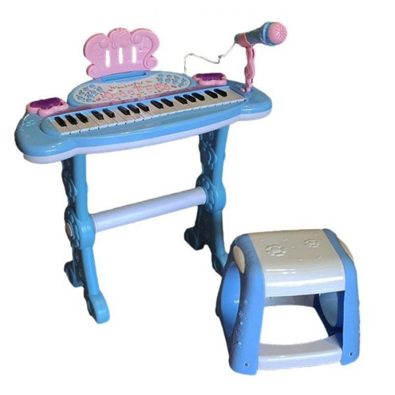 پیانو پایه دار با صندلی و میکروفون خارجی سایز بزرگ