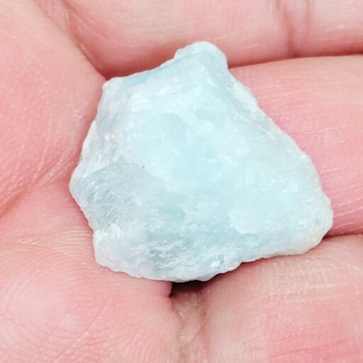 سنگ طبیعی راف آکوامارین معدنی کد 1009823