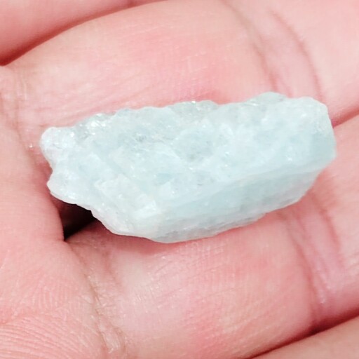 سنگ طبیعی راف آکوامارین معدنی کد 1002980