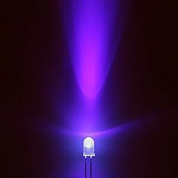 لامپ ال ای دی تست اسکناس یووی 2 پایه 5 میلی متری
