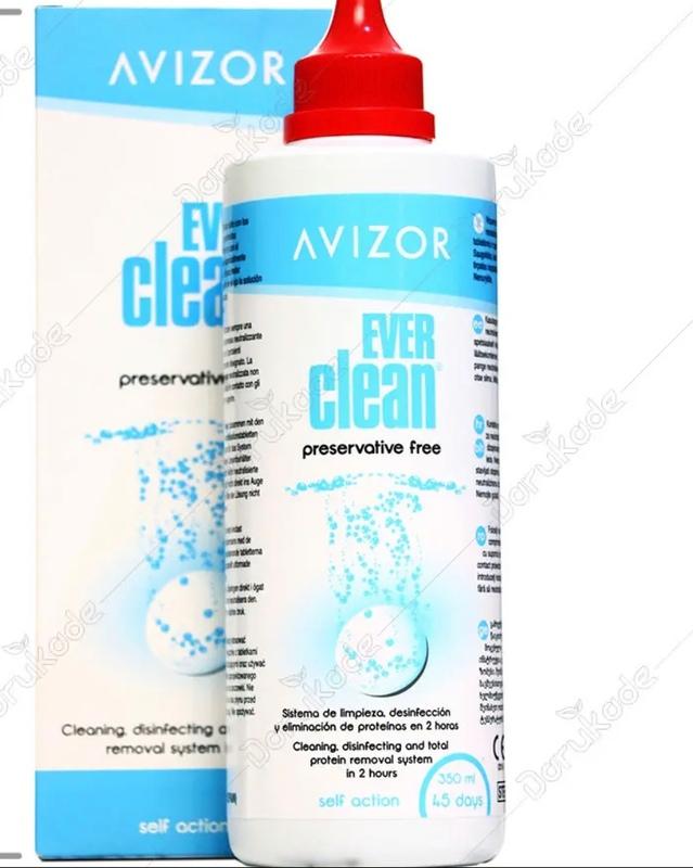 محلول لنز سخت اویزور  اورکلین 350 میلی  Avizor Ever Clean