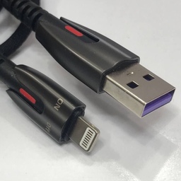 کابل شارژر آیفون آلبومی سر فلزی کنفی یک طرف USB یک طرف تایپ سی