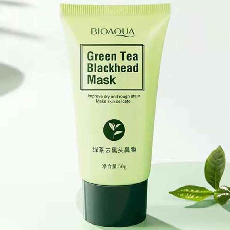 ماسک حذف جوش سرسیاه چای سبز بیواکوا (تیوپی) کنترل چربی پوست