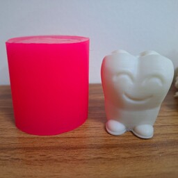 قالب سیلیکونی دستساز دندان خندان رنگ فلورسنتی و سیلیکون با کیفیت ترکیه ای